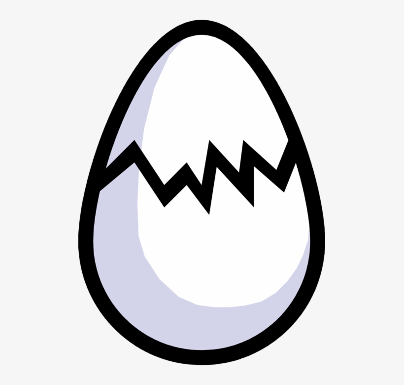 Vector Illustration Of Cracked Domestic Hen Chicken - Illustration, transparent png #4324351