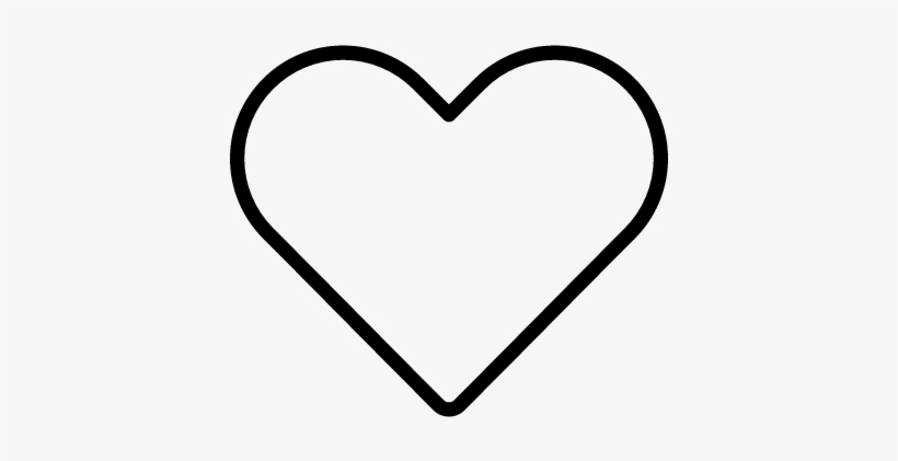 Like Heart Outline Vector - Imagenes De Corazones Para Dibujar, transparent png #4324494