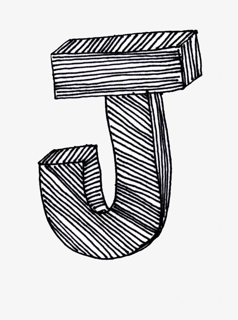 Aesthetic Letter J, transparent png #4324837