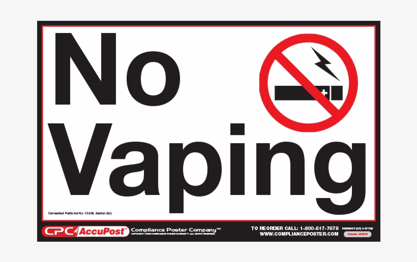 Connecticut Smoke Free Poster - Tree Felling Warning Signs, transparent png #4324996
