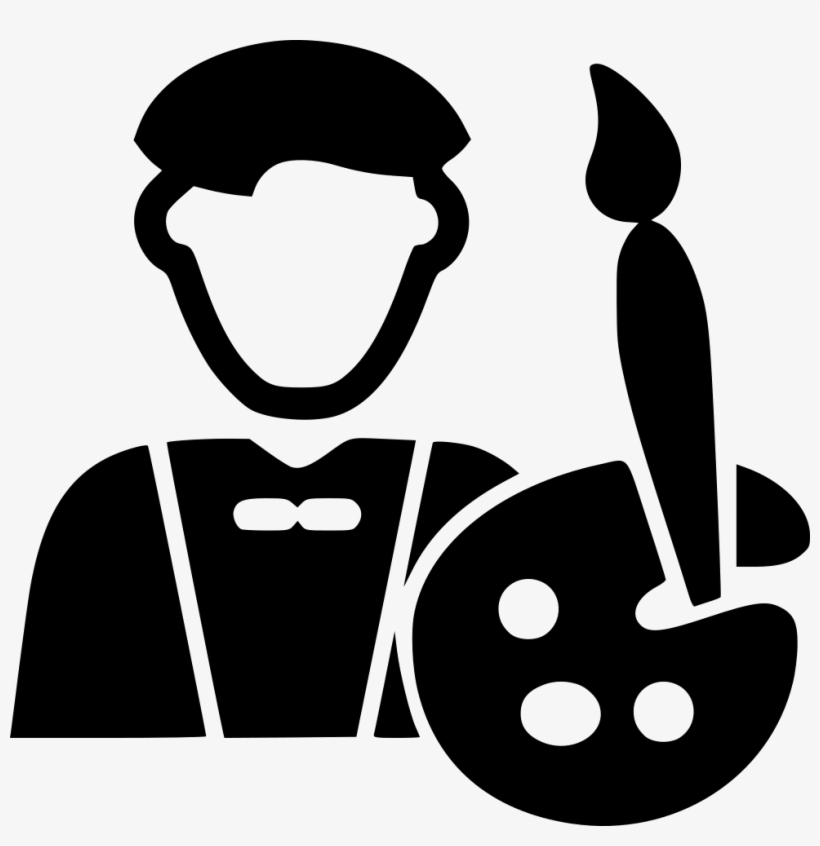 Artist Male Comments - Painter Artist Icon, transparent png #4325076