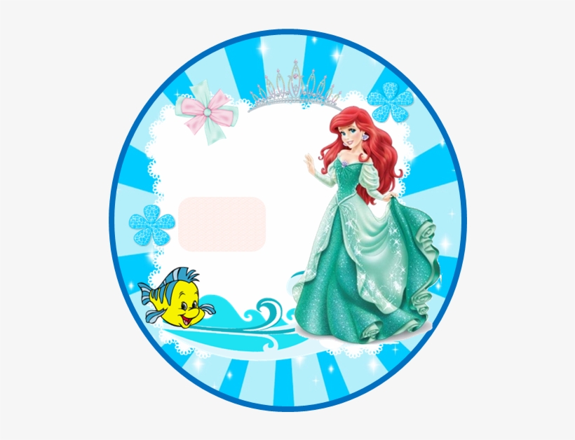 Toppers Y Wrappers Para Cupcake Para Imprimir Gratis - Advanced Graphics Ariel Royal Debut - Disney Cardboard, transparent png #4325983