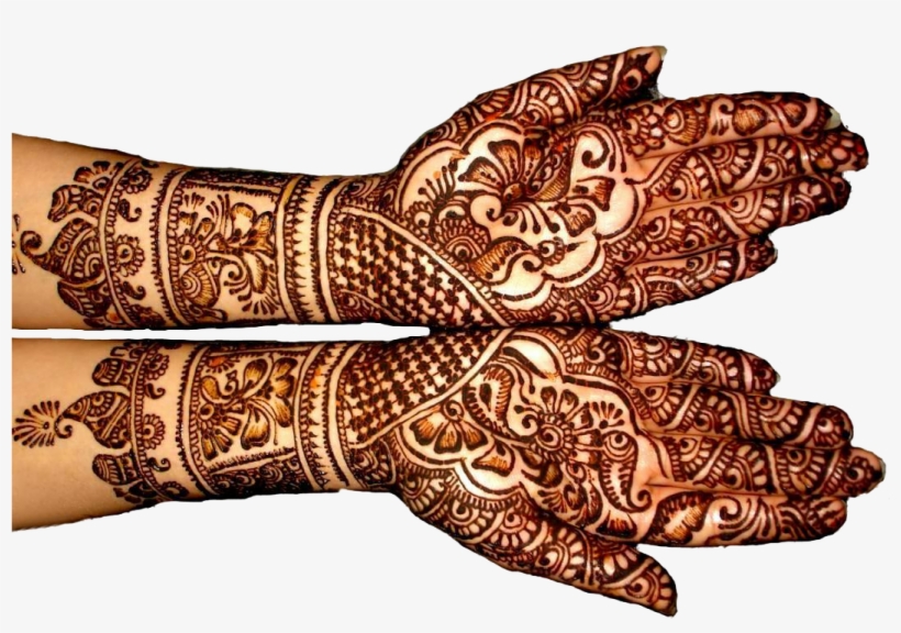 Mehandi Designs For Hands Free Download, transparent png #4326124