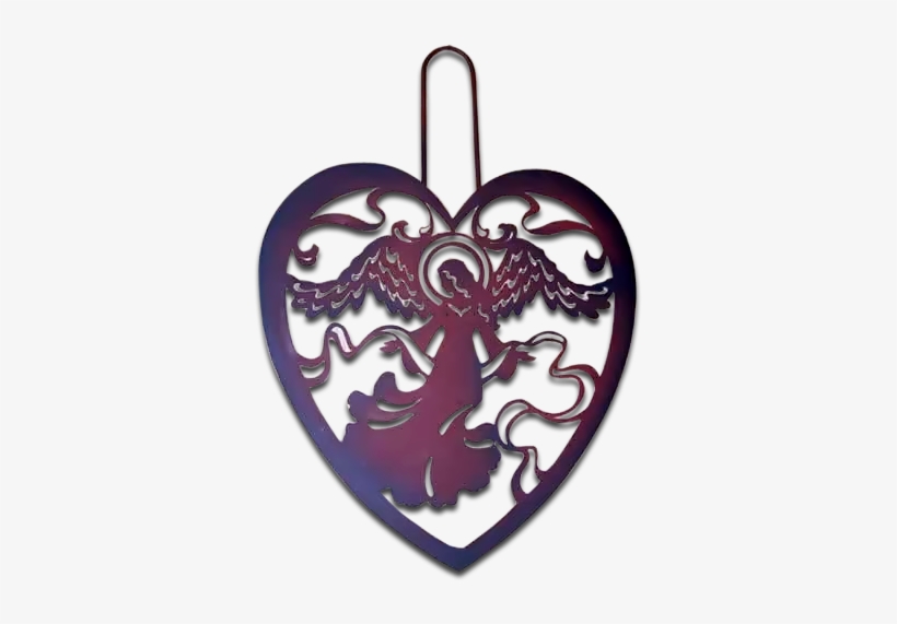 Angel Heart Insert - Angel Metal Art, transparent png #4326160