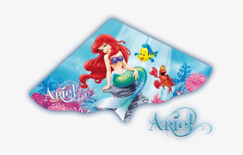 Cometa La Sirenita Günther - Ariel 115x63 Cm - Günther, transparent png #4326203