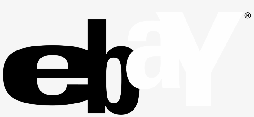 Ebay Logo Black And White - Ebay Logo Transparent, transparent png #4326386