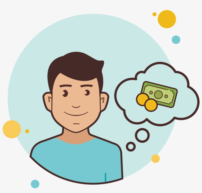 Man In Blue Shirt Cash Money Icon - Wellington Rugby Football Union, transparent png #4326647