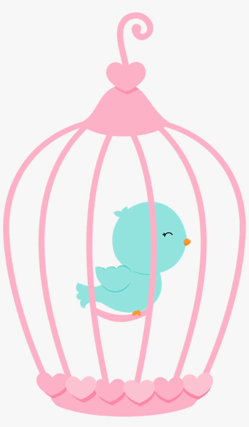 Vector Black And White Cage Vector Lovely - Bird In A Cage Clipart, transparent png #4326681