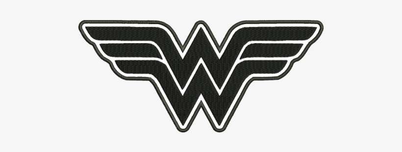 Bordado Patch Mulher Maravilha - Wonder Woman Logo Coloring Page, transparent png #4326733