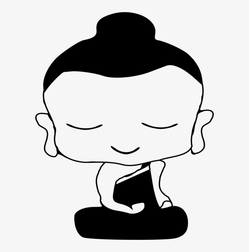 Buddhism Computer Icons Bhikkhu Buddhist Temple Dharma - Clipart For Monk, transparent png #4327490