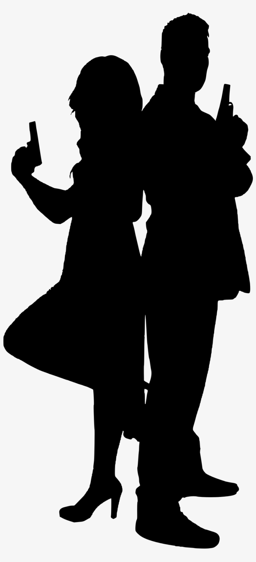 Of This Critically Divisive Feature In The Long-running - Spy Silhouette Png, transparent png #4327667