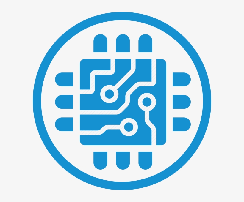 Cyber Security - Technology Blue Icon Png, transparent png #4327792