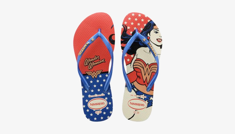 Havaianas Mulher Maravilha 1 Havaianas Mulher Maravilha - Tong Wonder Woman Havaianas, transparent png #4327881