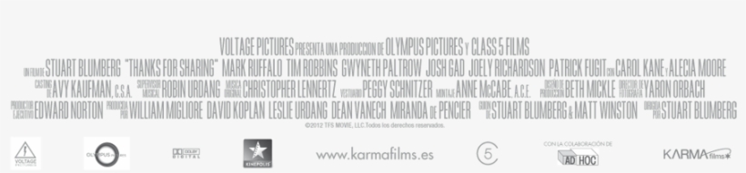 Créditos - Credit, transparent png #4327974