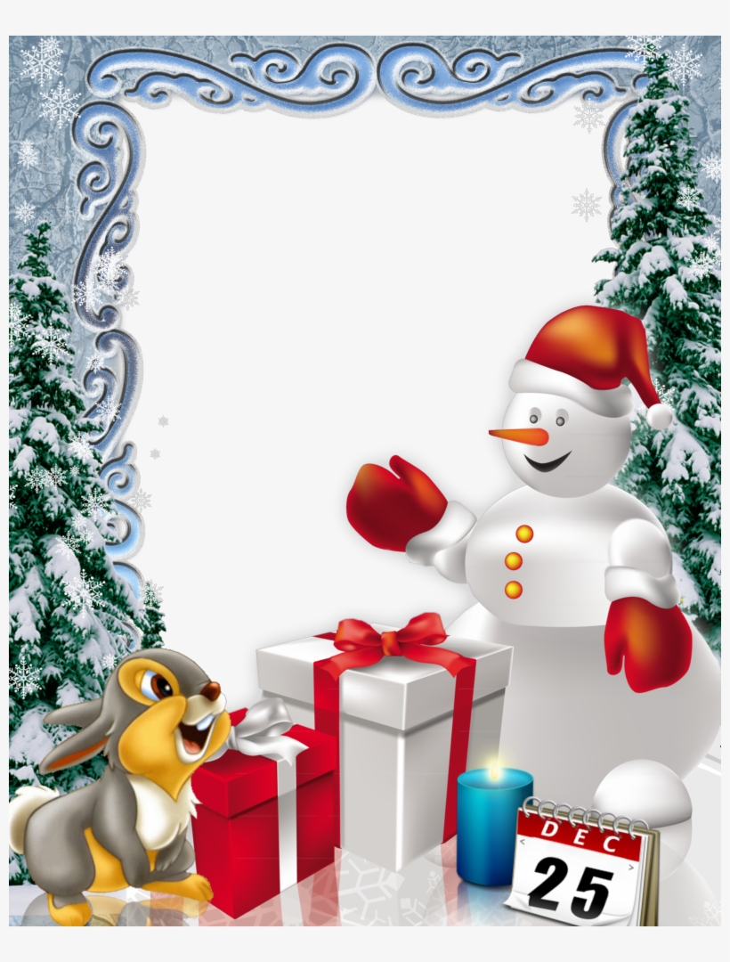 Motivos Navideños En Png - Thumper-bunny Gets Shaft Photo License Plate, Aluminum, transparent png #4328457