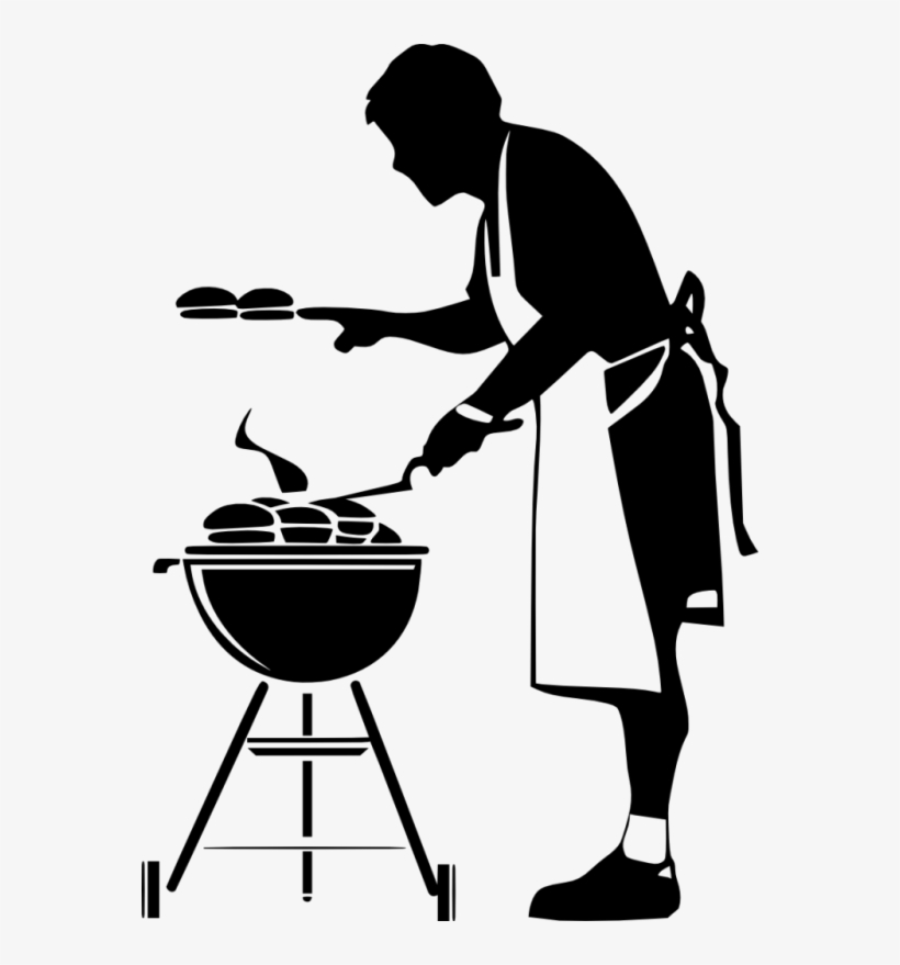 Bbq Clipart Black And White, transparent png #4328687