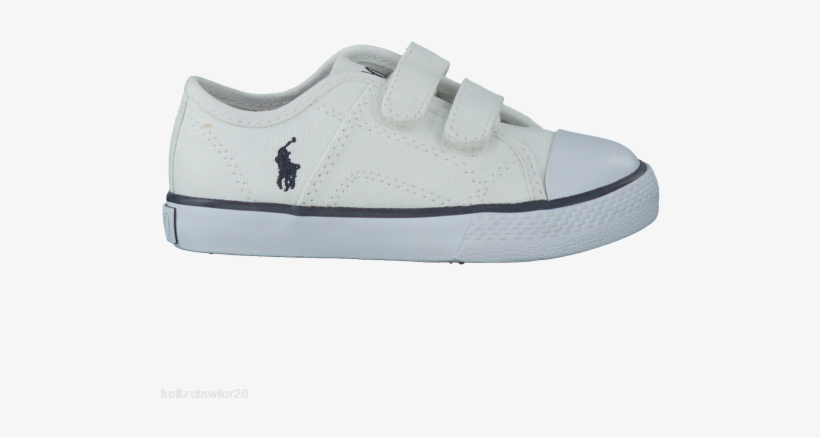 White Polo Ralph Lauren Sneakers Dyland Ez Layette - Ralph Lauren White Dyland Velcro Trainers 26 (uk 9), transparent png #4328979