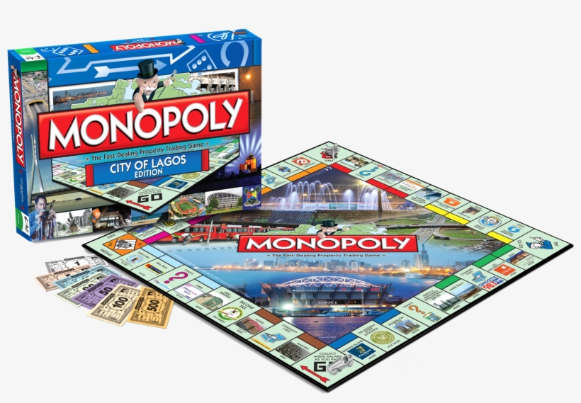 Col Open Board - Lagos Monopoly, transparent png #4330111