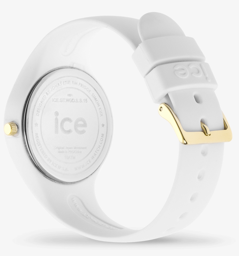 Ice Glitter - White Gold - Ice-watch Ice Duo, transparent png #4330267