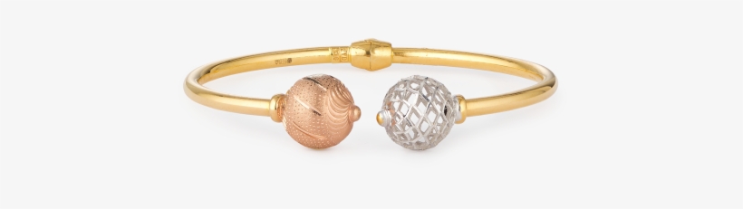 22ct Gold Sparkle Bangle Bracelet - Bracelet, transparent png #4330296