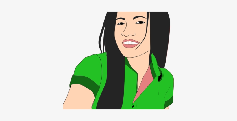 Drawing Download Encapsulated Postscript Woman Computer - Cartoon, transparent png #4330327