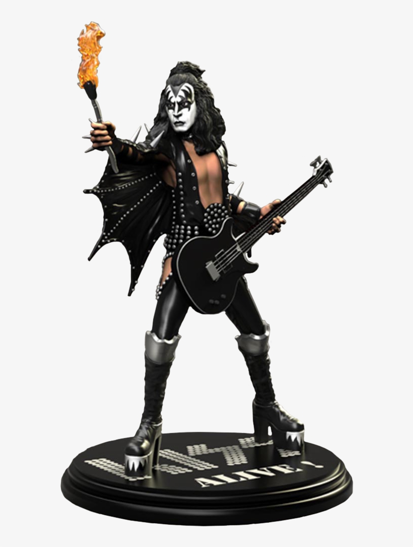 Gene Simmons Alive Rock Iconz 1/9th Scale Statue - Guns And Roses Rock Iconz Statues, transparent png #4330727