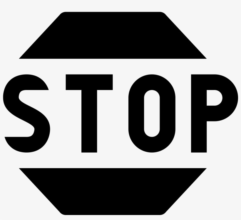 Stop Sign 2 Icon - Icon, transparent png #4331002