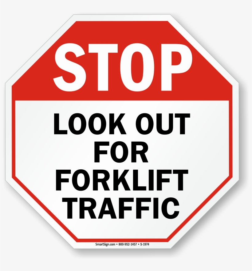 Forklift Traffic Sign - Alarm System Signs, transparent png #4331111