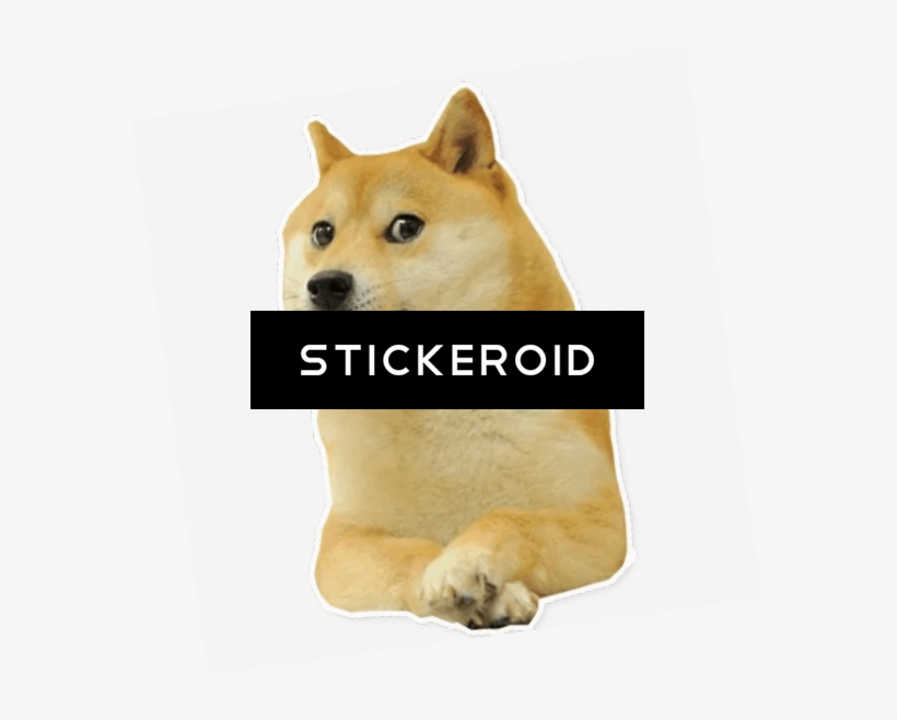 Додж Doge - Wow Such Doge! Wow Such Doge! Wow Such Doge! Sticker, transparent png #4331905