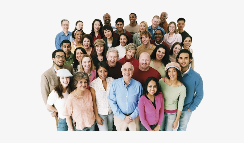 402 In Group Of People - People Of All Different Ages, transparent png #4332179