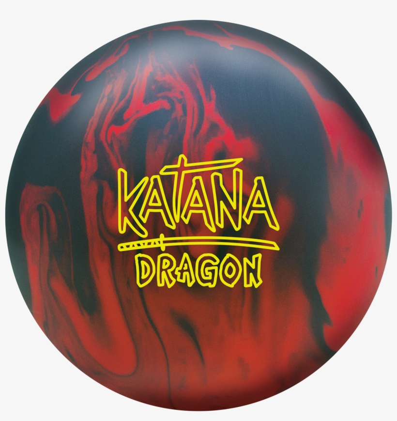 Katana Dragon Bowling Ball, transparent png #4332292