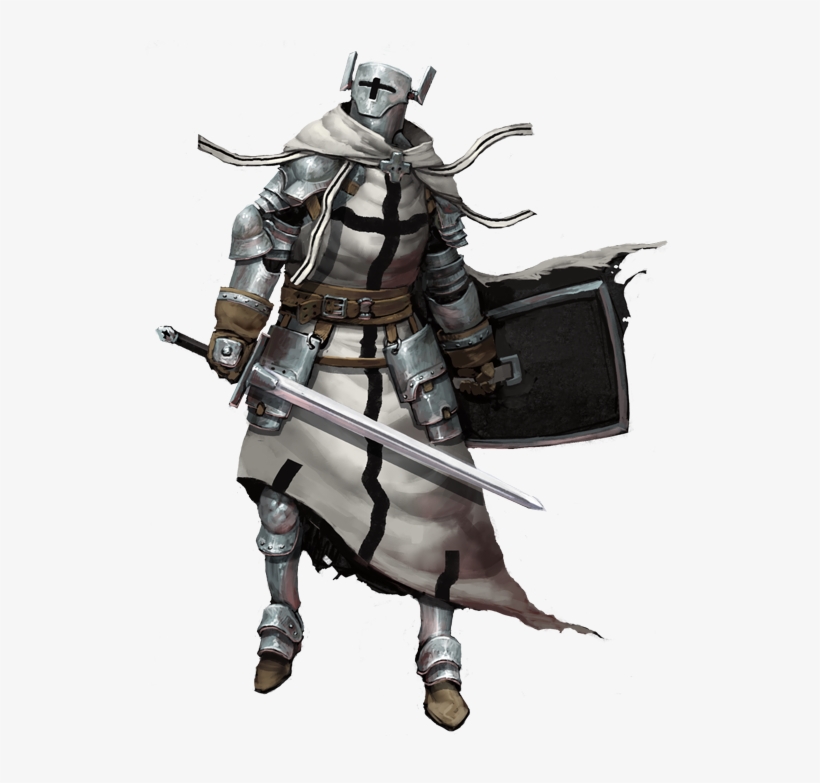 Medival Knight Png - Crusader Knight Concept Art, transparent png #4332352