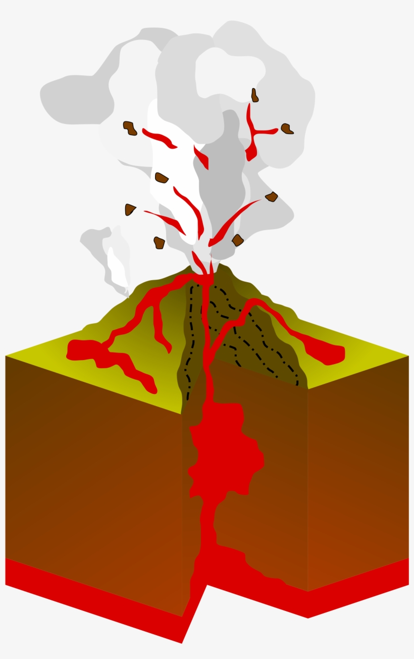 Volcano, transparent png #4332457
