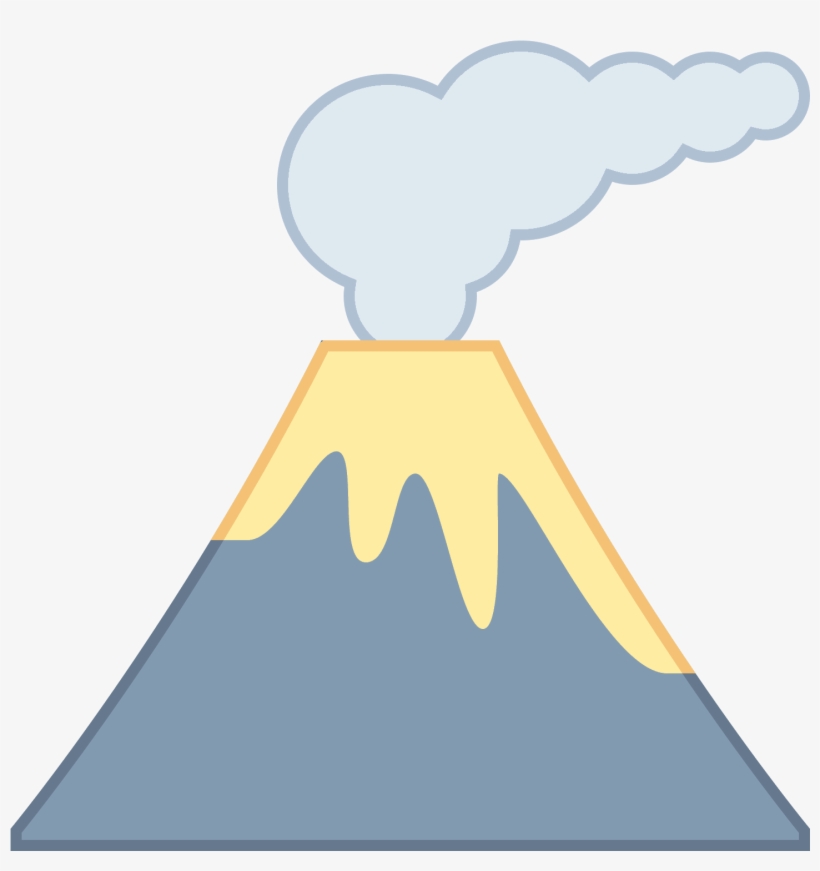 Volcán Icon - Volcano Icon, transparent png #4332492