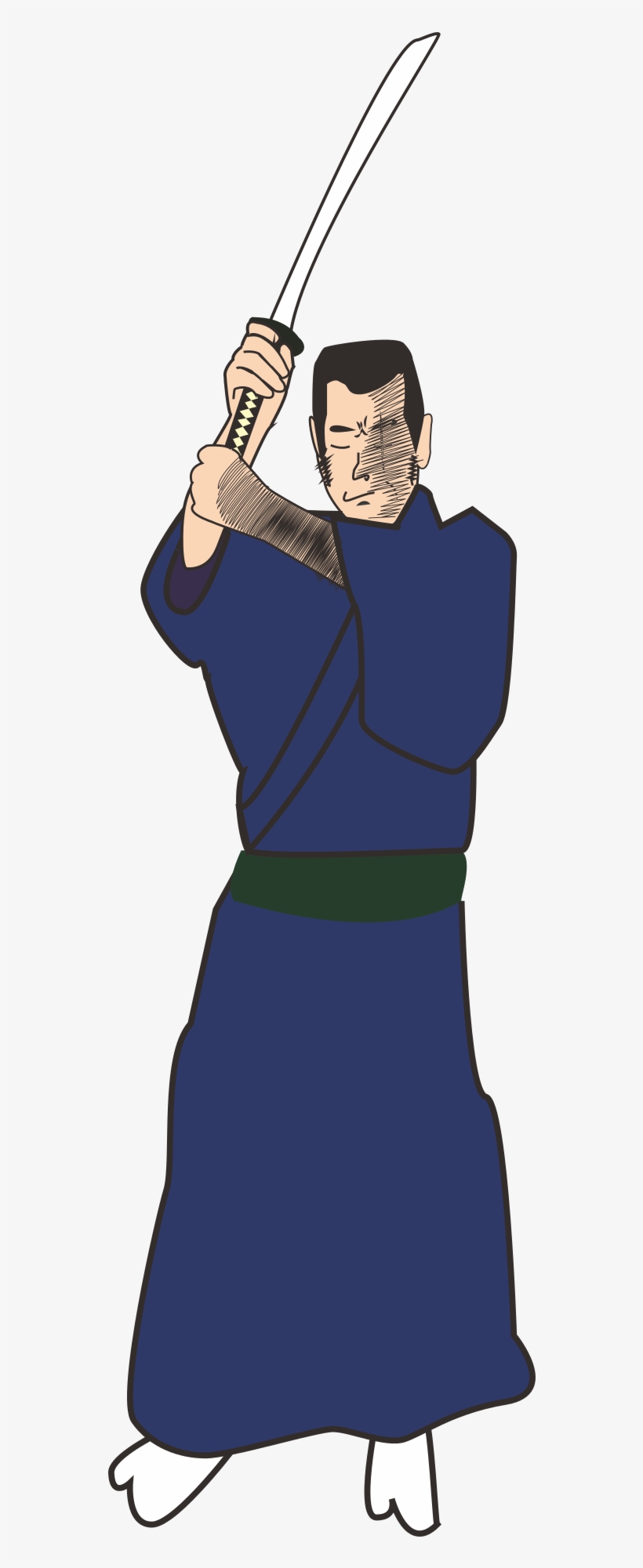 Samurai Katana Sword Weapon - Fujitora Young One Piece, transparent png #4333093