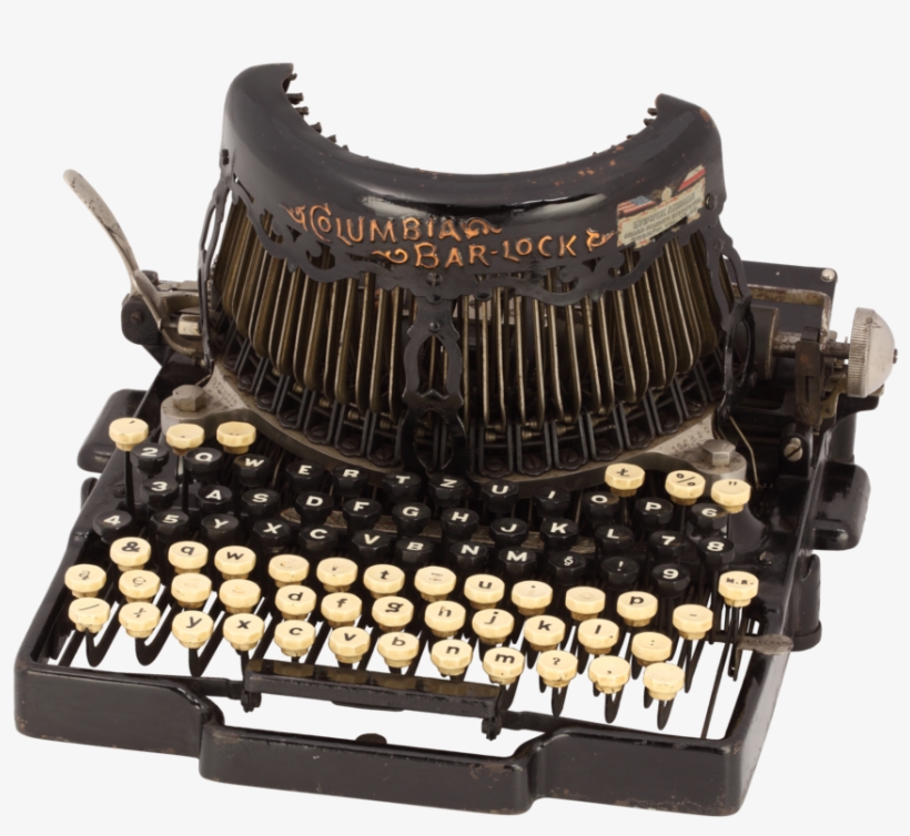 Typewriter “columbia Bar-lock” - Typewriter, transparent png #4333789