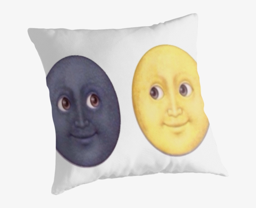 "moon Emoji" Throw Pillows By Jonnarogers - Penn State University Nittany Lions Throw Pillow, Sunglasses, transparent png #4334015