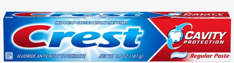Crest Cavity Protection Toothpaste, transparent png #4334044