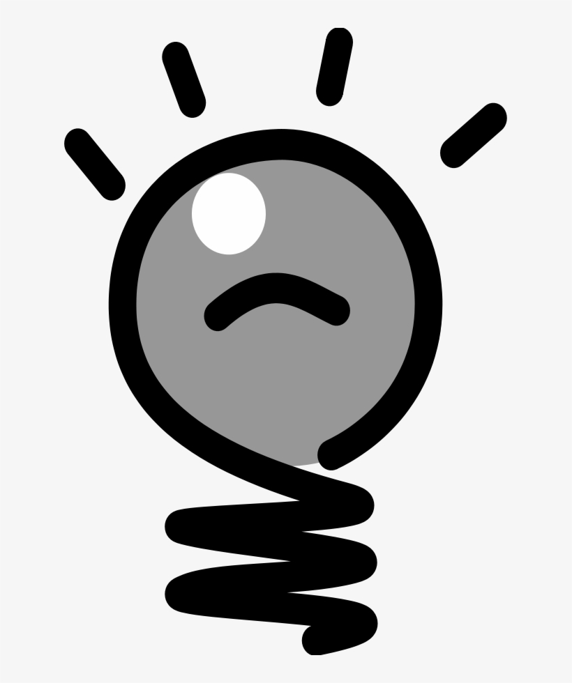 How To Set Use No Idea Icon Png - Light Bulb Idea, transparent png #4334092