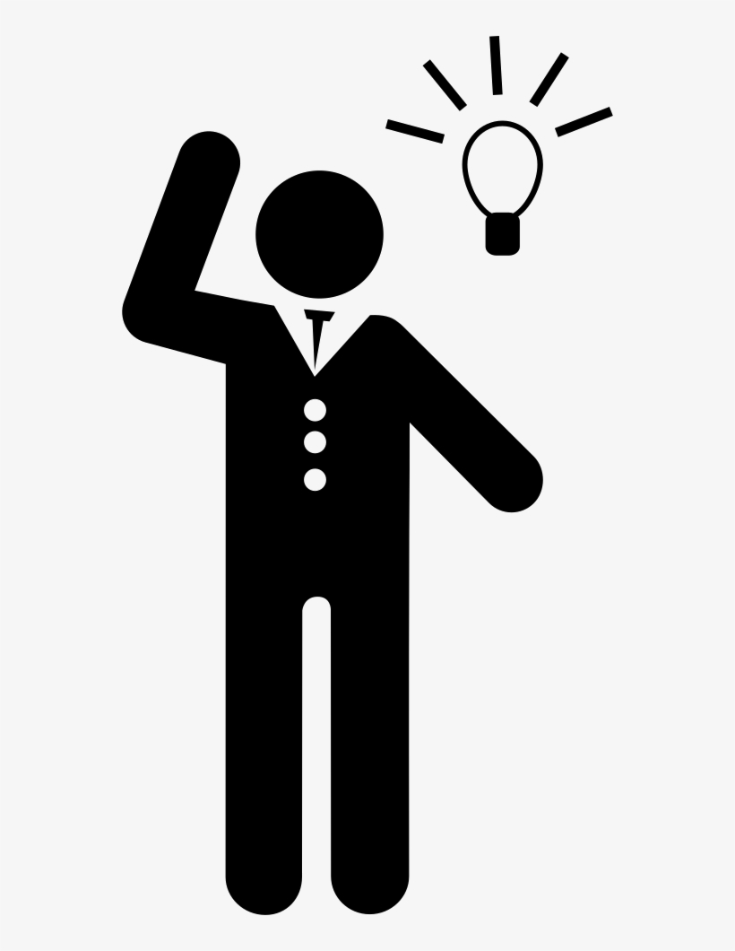 Businessman With An Idea Comments - Idea, transparent png #4334166