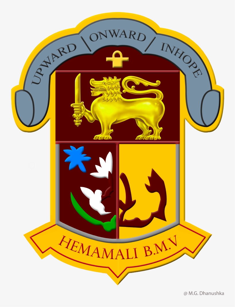 Hemamali Girls' College Kandy Logo, Crest - Hemamali Girls' College, transparent png #4334494