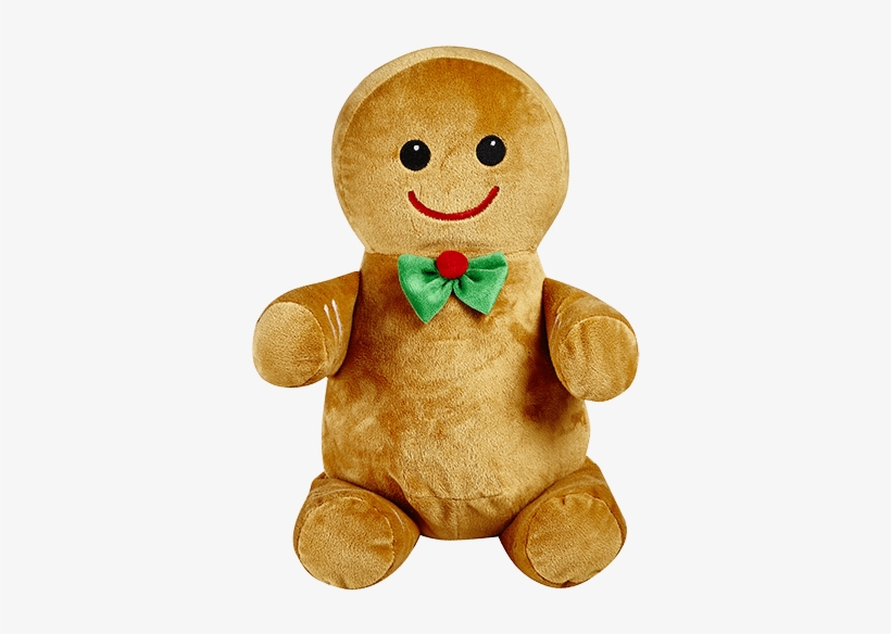 Christmas Gingerbread Man Cubbie - Monogrammed Me Personalised Stuffed Gingerbread Man, transparent png #4334588