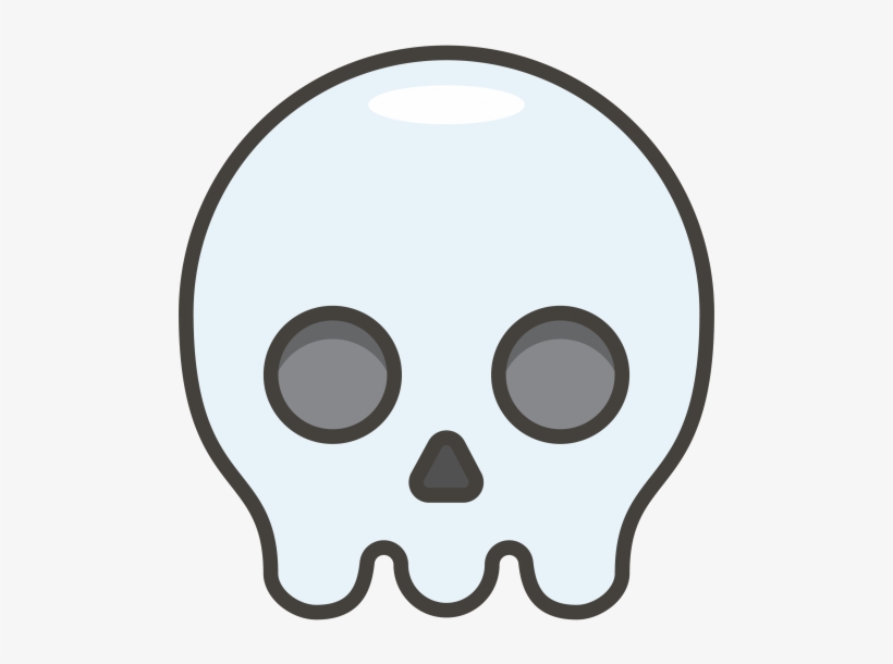 Skull Emoji - Icone Caveira, transparent png #4334709