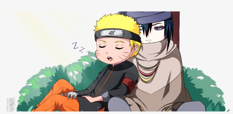 Uchiha Sasuke, Uzumaki Naruto, Cute, Chibi, Friends - Sasuke Uchiha, transparent png #4335007