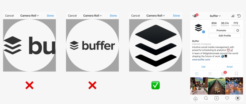 Instagram Profile Photo - Buffer, transparent png #4335404