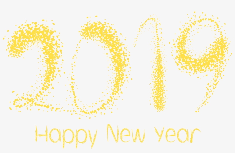 Happy New Year Clipart 2019, transparent png #4336105