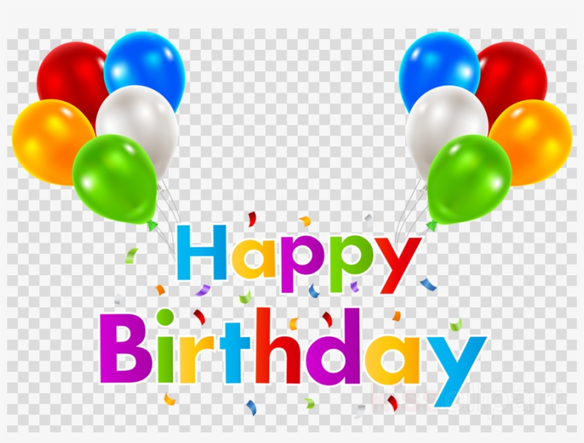 Birthday - Happy Birthday Balloons Png, transparent png #4336309