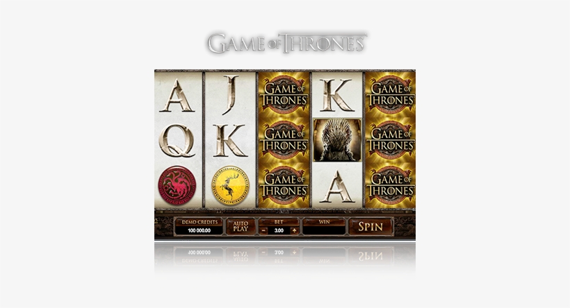 Microgaming Game Of Thrones 15 Lines Game - Slot Machine, transparent png #4337336