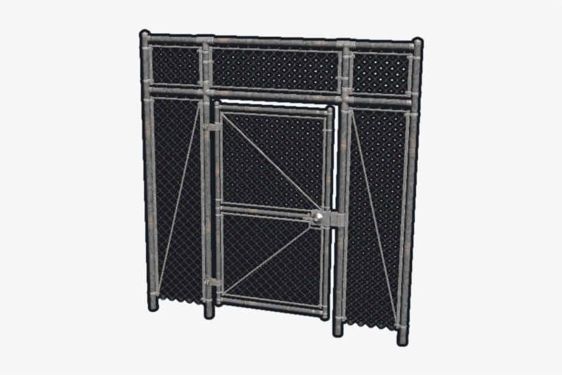 Chainlink Fence Gate Icon - Rust Chainlink Fence Gate, transparent png #4337599
