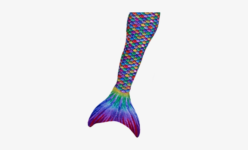 Hawaiian Rainbow Mermaid Tail Skin - Mermaid, transparent png #4338382